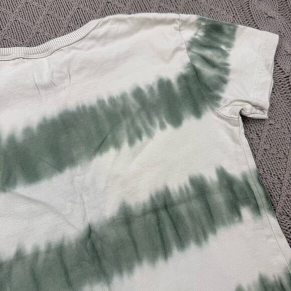 Zara Kids Green Tie-Dye Striped T-Shirt ~ 18/24M - Picture 10 of 11